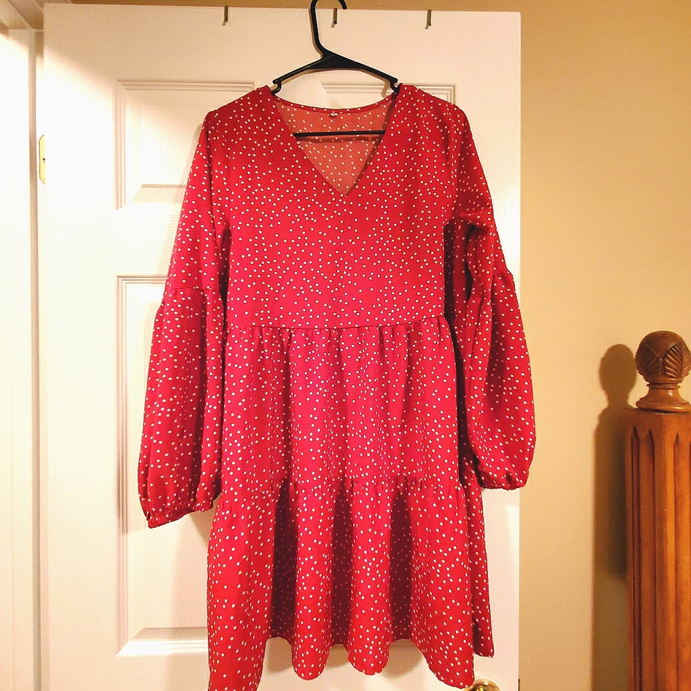 Boutique Polka Dot Dress